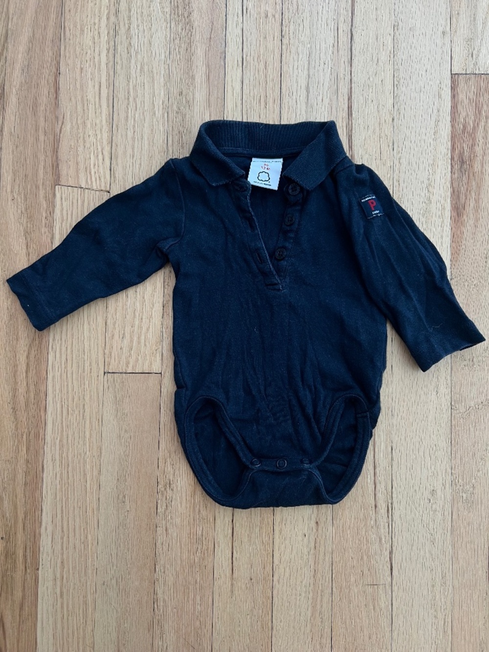 polarn o. pyret navy babysuit